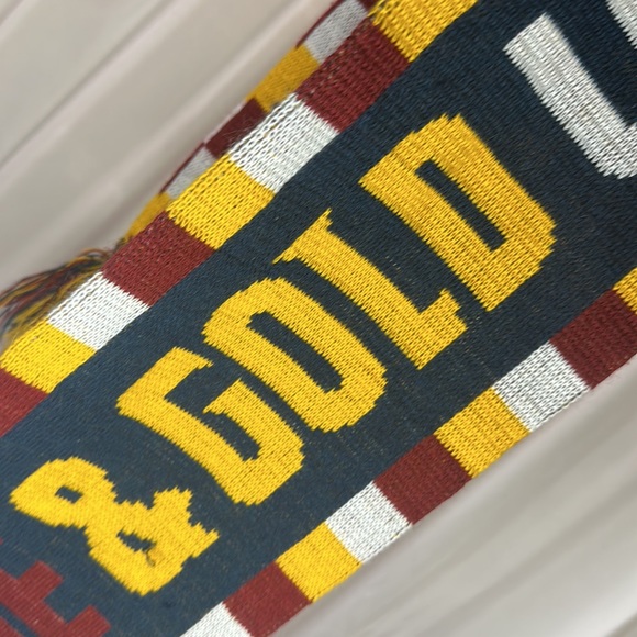 Central Michigan “Wine & Gold” College Scarf - Picture 3 of 4